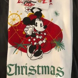 Minnie Mouse Christmas kitchen towels